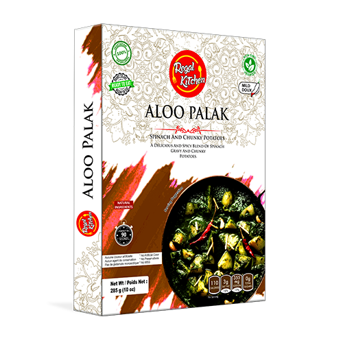 Aloo Palak-Potato in Spiced blended Spinach gravy 285g (Lacto)