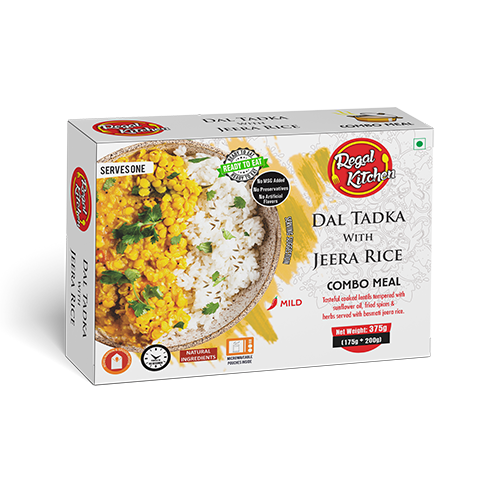 Dal Tadka with Jeera Rice – Cooked Lentils 375g (Vegan)