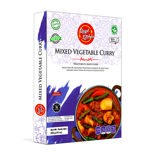 Mixed Vegetable Curry-in creamy Indian Spiced sauce 285g (Lacto)