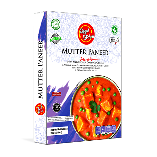 Mutter Paneer-Indian cottage cheese with green peas 285g (Lacto)