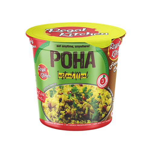 Poha, Rice Instant Breakfast in a cup 80g (Vegan)