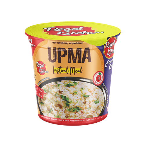Upma, Semolina Instant Breakfast in a cup 80g (Vegan)